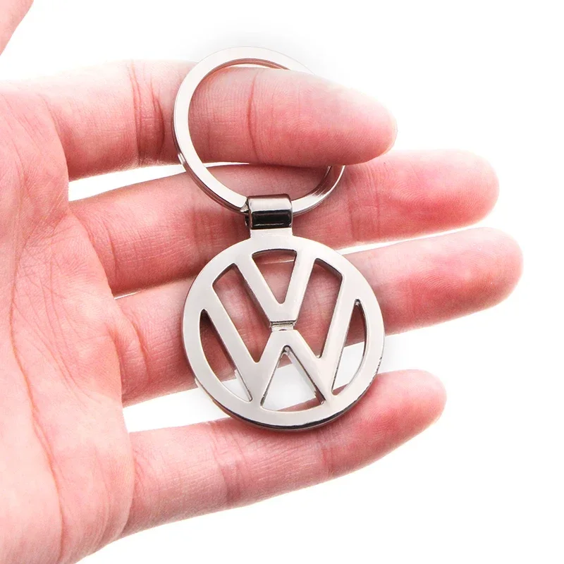 Car Logo Emblem Styling Keyring Keychain Auto Accessories For Volkswagen Golf 4 Motion MTM Blue Motion Polo TSI TDI R32 MK4 GTI