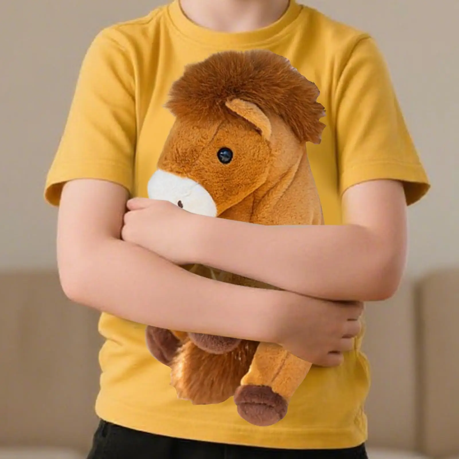 봉제 인형 백팩 부드러운 넓은 어깨끈 가방 어린이용 플러시 백팩 남아 여아 유아원 초등학교 유치원용