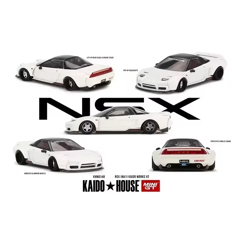 

MINIGT 1:64 Kaido House Skyline GTR R33 R34 BMW M3 E30 NSX Evasive V2 Datsun 510 CIVIC EF Миниатюрные игрушки Литая под давлением модель автомобиля
