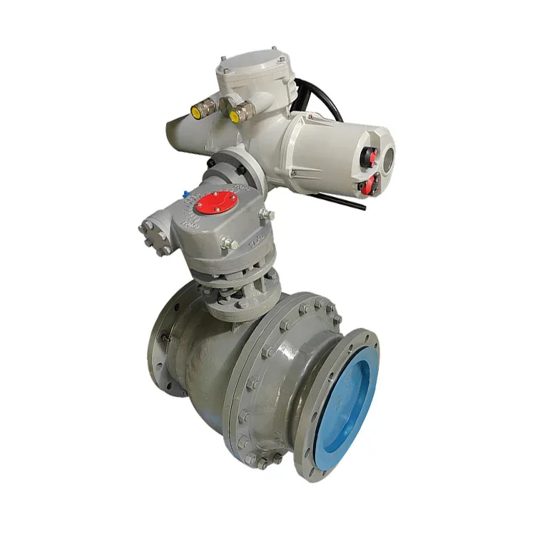 Customizable Motorized Ball Valve with Trunnion Flange OEM Support Available