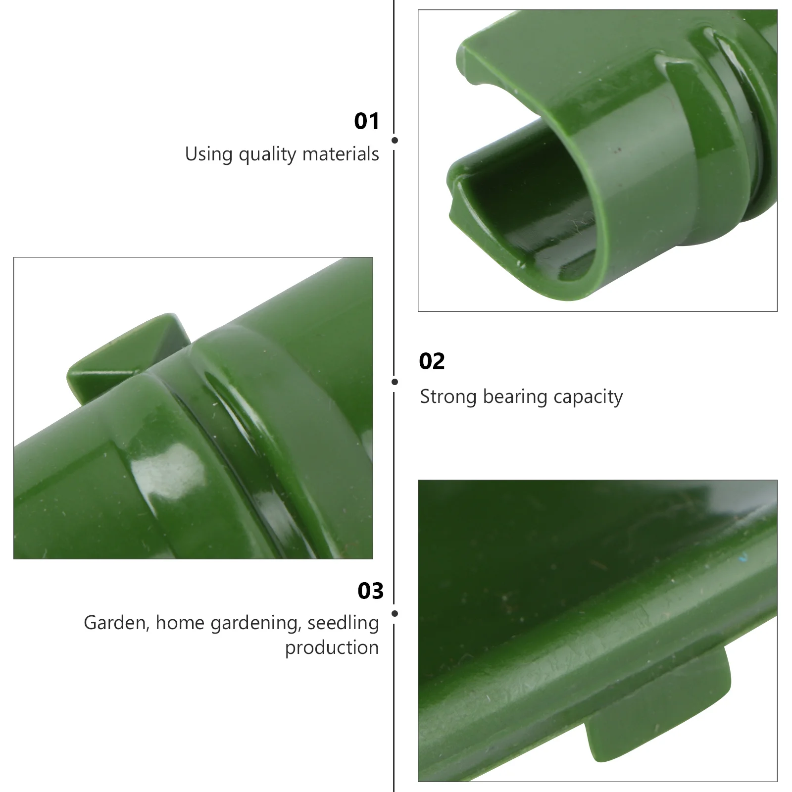 

20pcs Greenhouse Film Clip 20Mm Uv Resistant Durable For Shade Net Fixing Garden Tunnel Clamp Tube Connector Kit Buckle