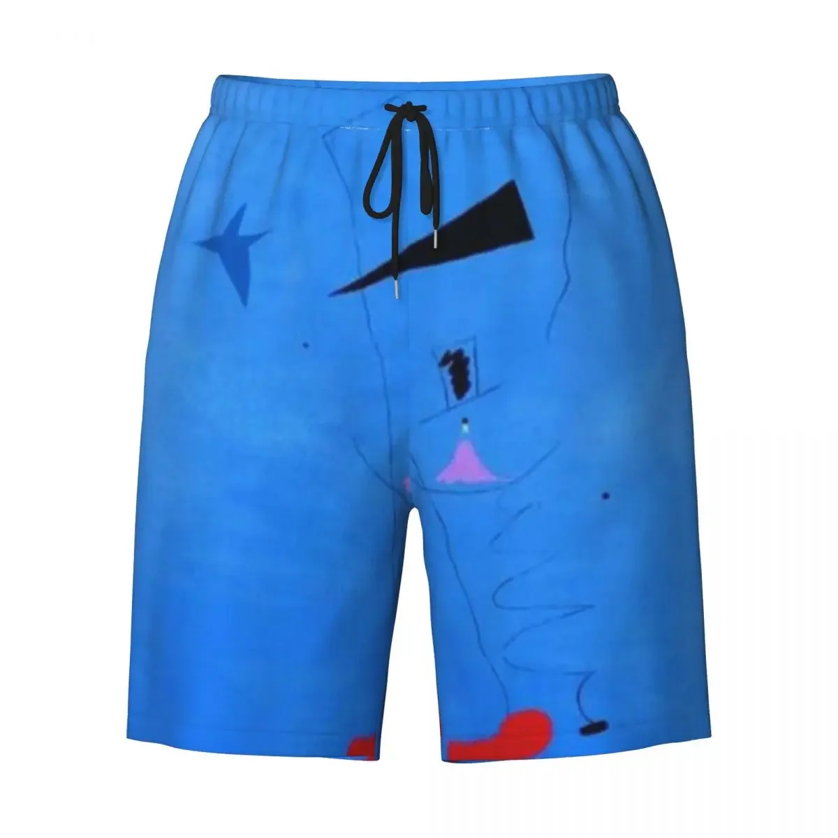 Maillot de bain imprimé Peint Blue By Joan Miro pour homme, séchage rapide, short de plage, art abstrait