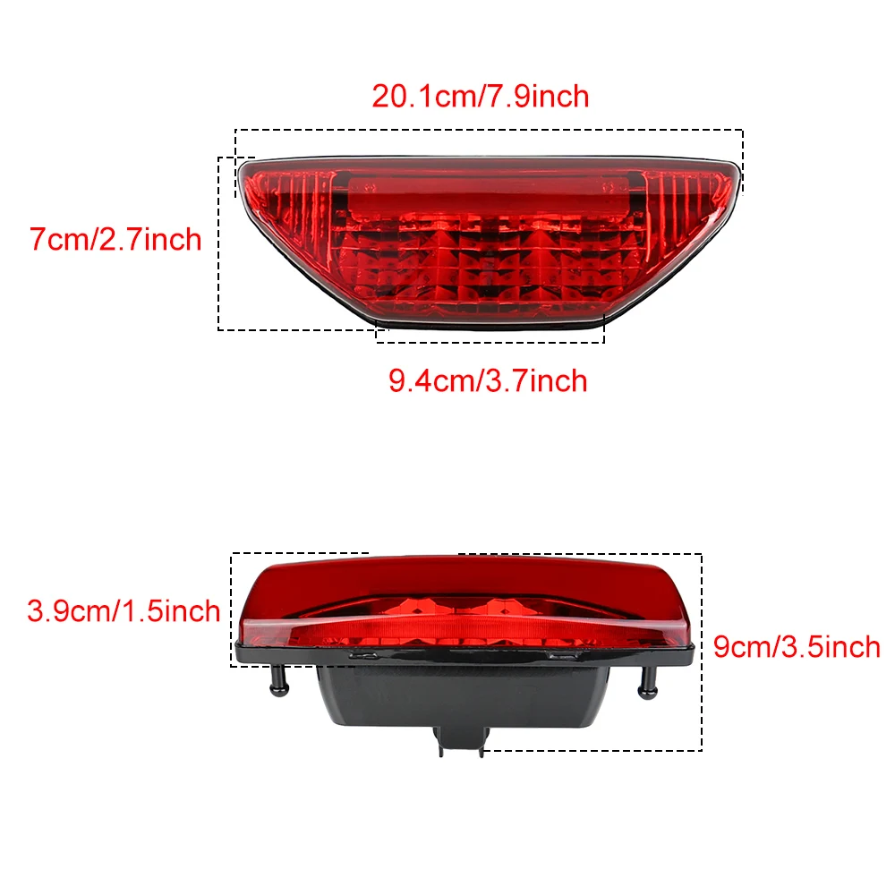 LED Tail Light for Honda TRX 700xx 500 300EX & 300X 400EX & 400X Rancher 420 TRX250EX and TRX250X Replaces# 33700-HN1-A71