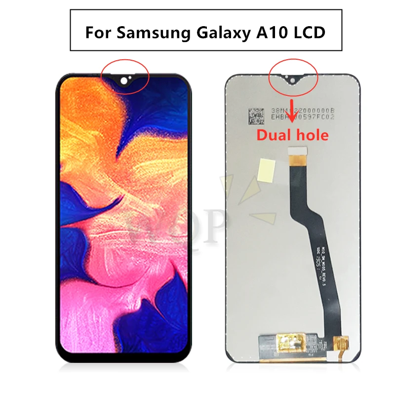 For Samsung galaxy A10 lcd Digitizer A105/DS A105F A105FD A105M Display Touch Screen with frame Digitizer For Samsung A10 lcd