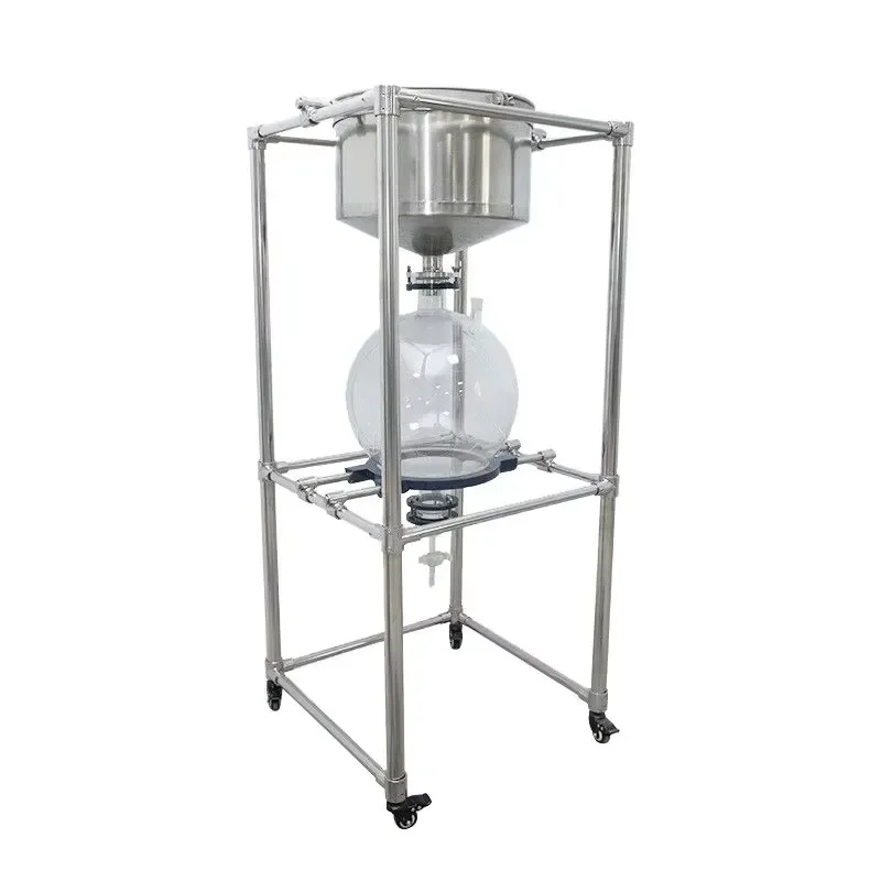 for Industrial Lab Filtration Equipment 10L Stainless Steel Funnel Vacuum Filter Kit Chemical Solvent Filtering Apparatus