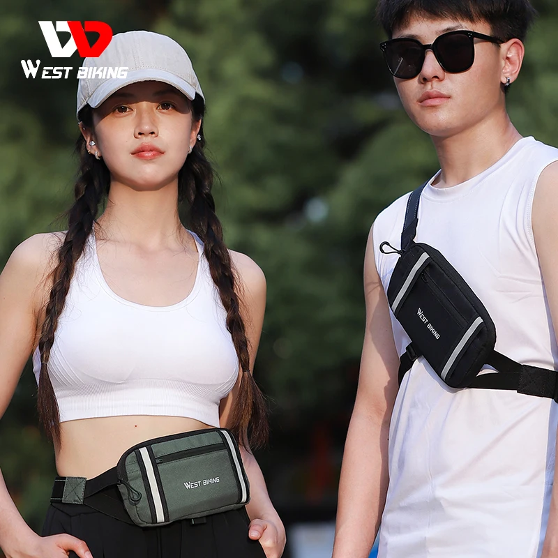 

Многофункциональная спортивная поясная сумка для бега и велоспорта, поясная сумка с карманом для телефона, регулируемый плечевой ремень для пеших прогулок на открытом воздухе