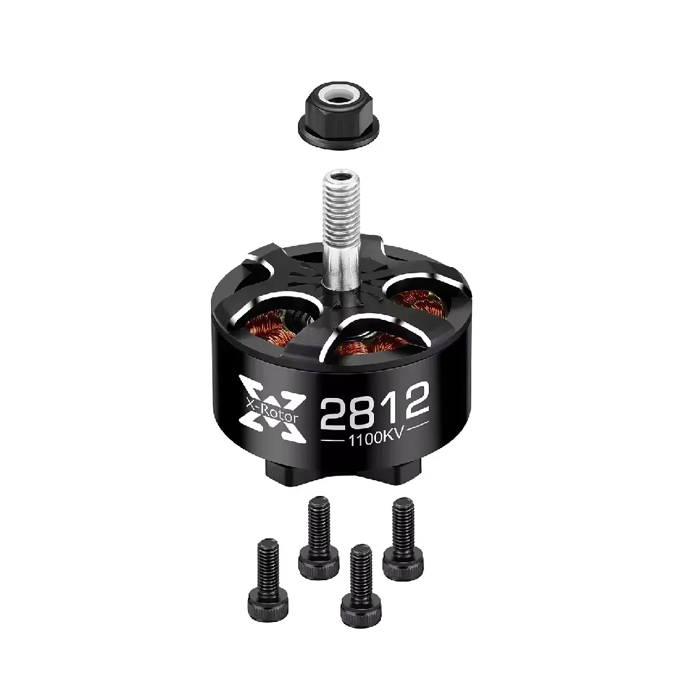 Hobbywing Xrotor 2807 2812 900/1100/1300/1500KV 4-6S 1700KV 3-4S محرك بدون فرشاة لطائرة سباق FPV بدون طيار RC ملحقات معدنية
