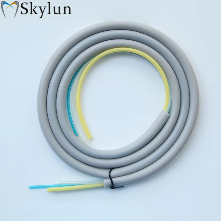 

SKYLUN 5PCS Dental Chair Unit 4 Holes Handpiece Hose Silicone Tubing Handpiece Tube Without Connector Silicone Pipe SL1114