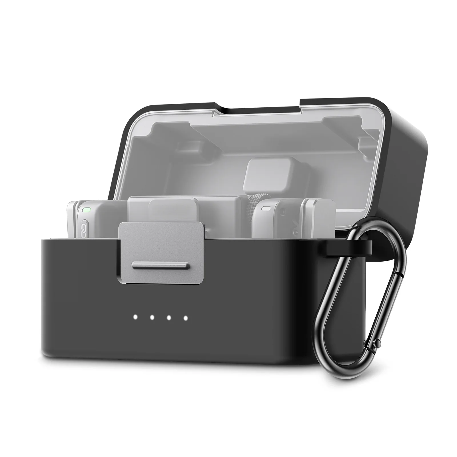 For DJI Mic Mini Charging Box Silicone Protective Cover Case Soft Shockproof Scratch-resistant Microphone Charger Box Cover