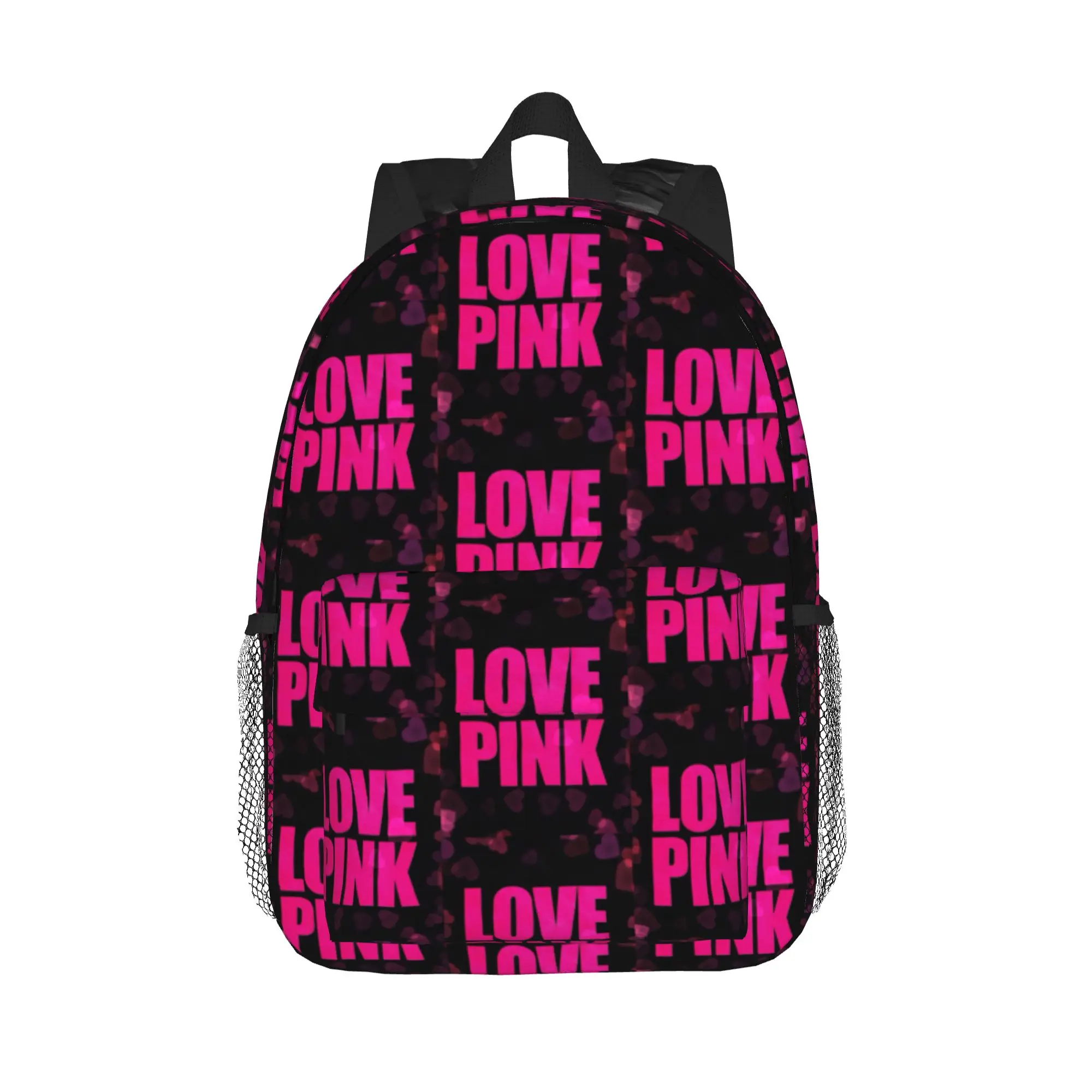Love Pink  Backpack Hot Sale Daypack Large Capacity Boys Girls BookBag Shoulder Bags for Men Women School Bag