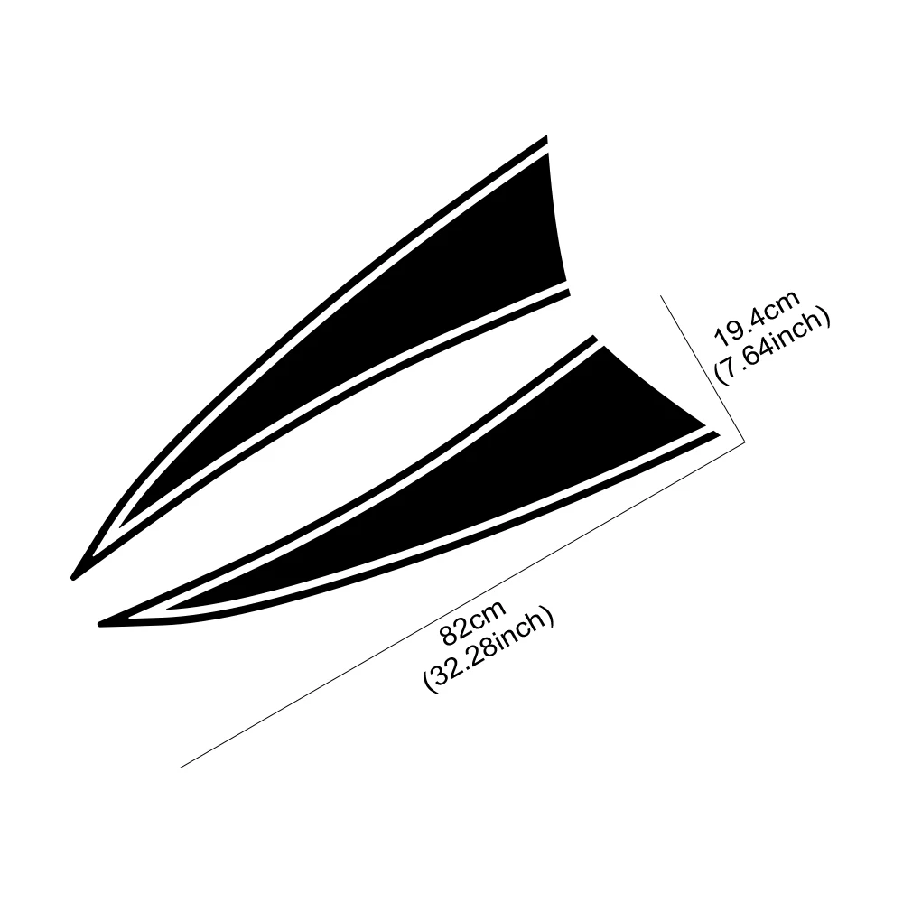 2 шт., наклейки на крышку капота автомобиля Mini Cooper S JCW F55 F56 R55 R56