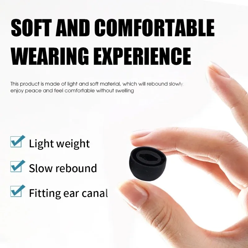 Silicone Ear Tips for Samsung Galaxy Buds Pro Replacement Eartips Ear Caps Wireless Earphone Earbuds Noise Reduce Earplugs S M L