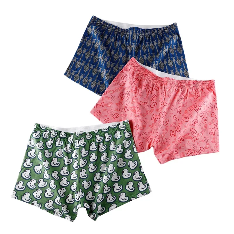 Men's Cotton Loose Boxer Shorts, Plus Size Print Sleepwear, All-Cotton Aro Pants, Comfortable Underwear for Men, Boxer Shorts