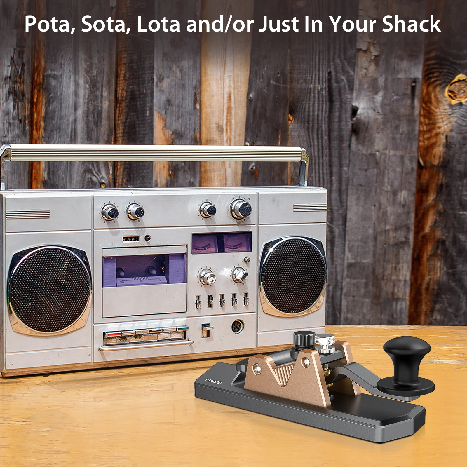 Putikeeg مجموعة مستوى مورس رمز مستقيم مفتاح ، مورس رمز واحد مجداف مفتاح #4