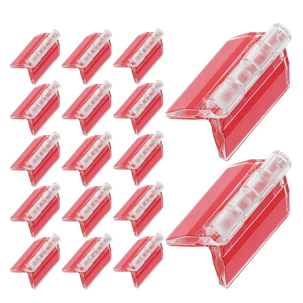 

20Pcs Transparent Hinges Strong Adhesion Acrylic Self-Adhesive for Glass Surfaces Cabinet Door Folding Hinge Reliable