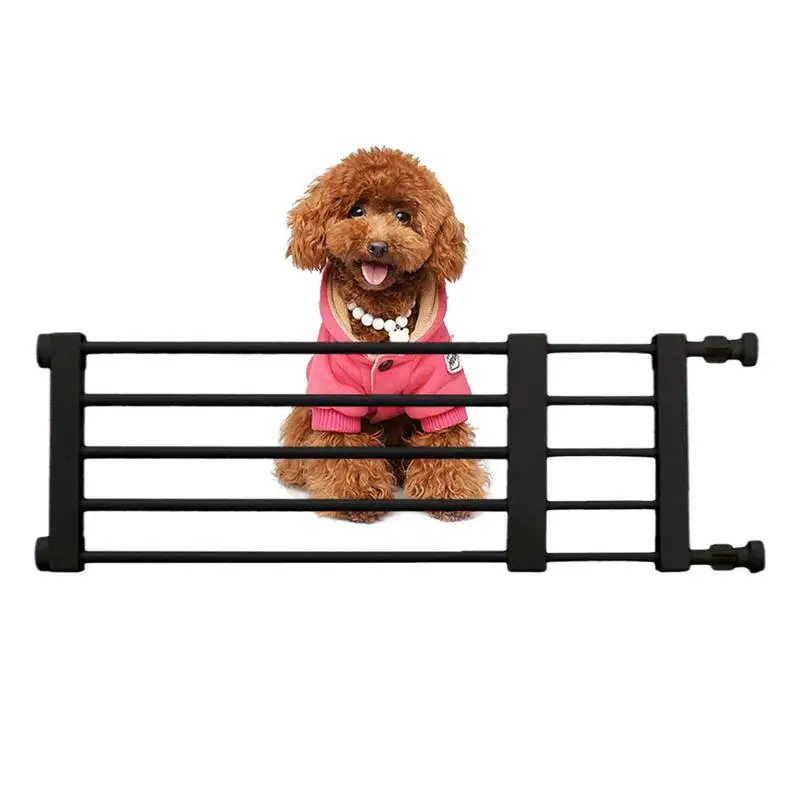 Freestanding Dog Gates Household Punch Free Stretchable Pet Barrier Small Medium Dogs Bedroom Barrier For Home Titanium Steel