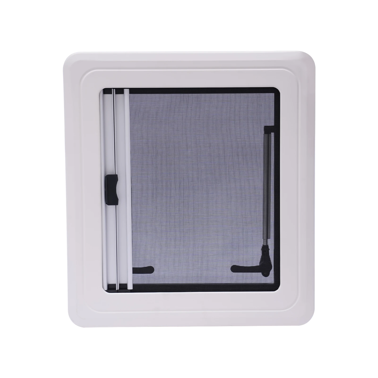 450*500mm RV Window Caravan Extrapolated Ventilation Window Angle Adjustable Opening Angle: 70°