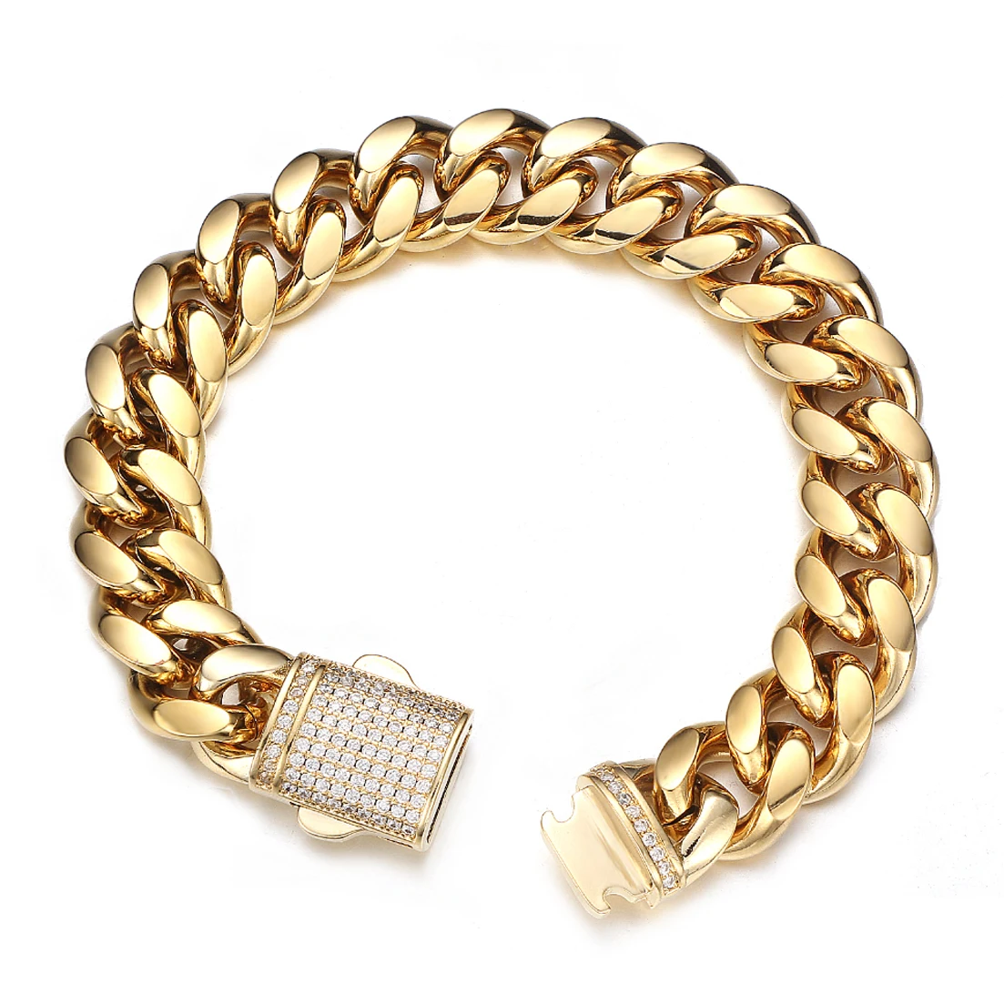 6/8/10/12/14mm Neue Männer Kette Armband Edelstahl Curb Cuban Link Kette armreif für Männliche Frauen Hiphop Handgelenk Schmuck Geschenk