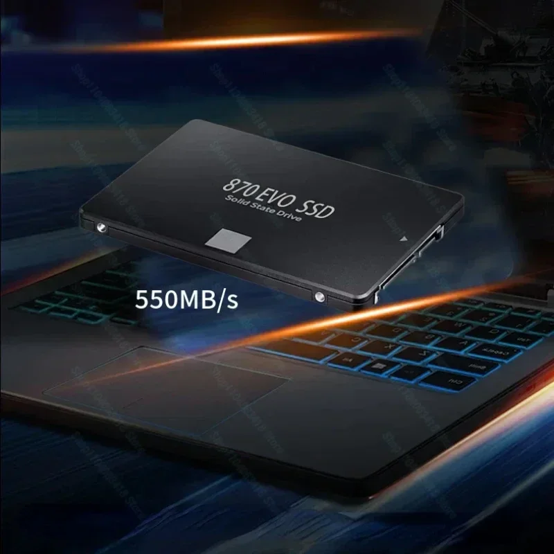 High Speed Original 870EVO 2.5 Inch SATA3 SSD 1TB 2TB 4TB Internal Hard Disk Storage For Notebook Desktop Computer