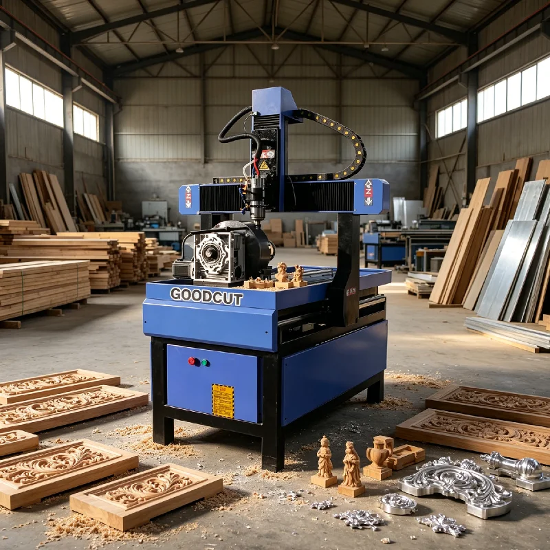 4 Axis Mini Cnc Milling Machine For Engraving Metal Materials With Water Tank