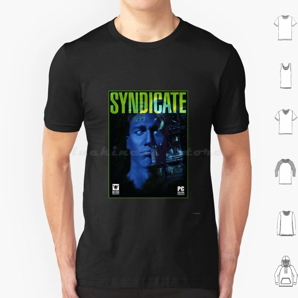 Syndicate T Shirt Cotton Men Women DIY Print Syndicate Retro 1993 Corporate Agent Cyborg Enhanced Microchip Mind Control