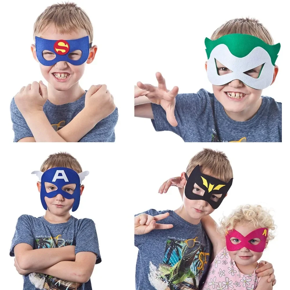 Homem-aranha máscaras super-herói crianças masquerade vingadores super-herói cosplay crianças máscara decoração suprimentos presente de festa de natal