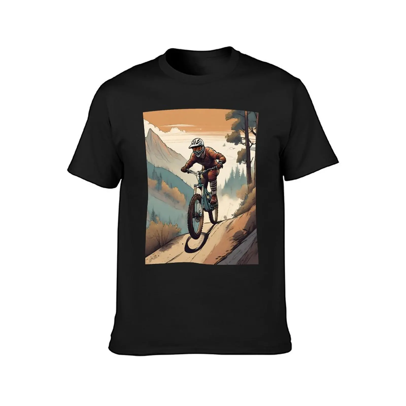 Downhill Rider, Enduro T-Shirt plus size tops summer tops T-shirt men