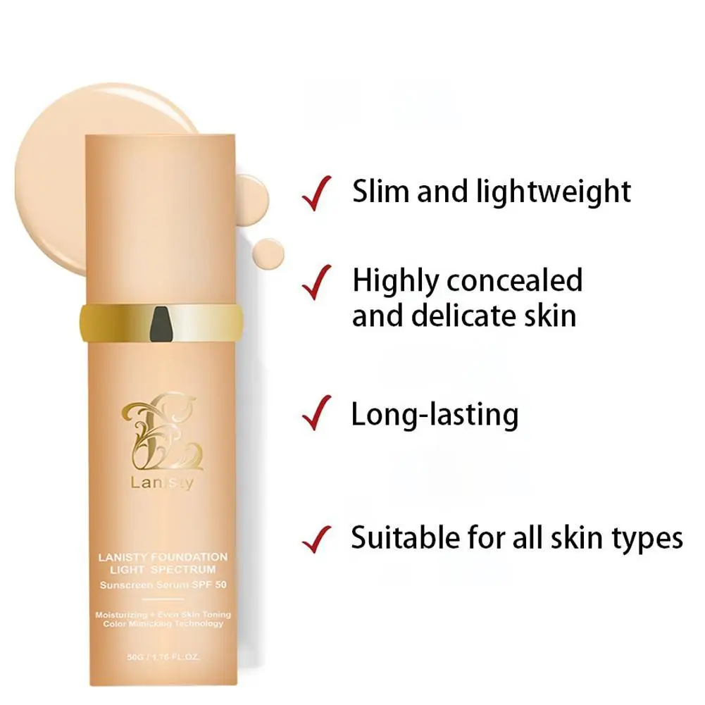 4-in-1 Bionic Discoloration Concealer Foundation 4 In 1 Foundation Liquid Hydrating Medium Full Coverage Concealer Makeup