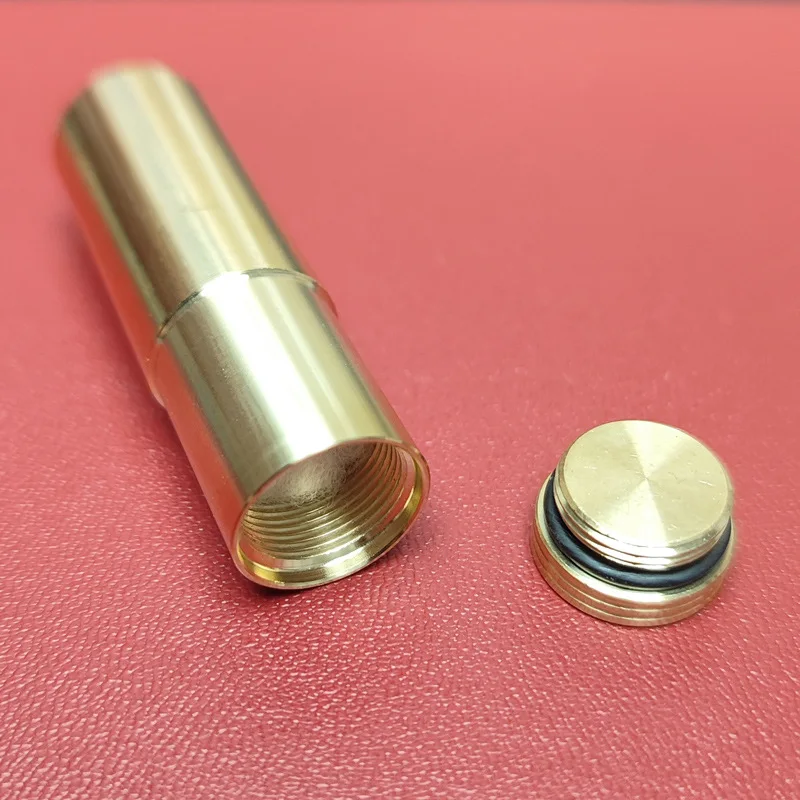 For IMCO 6700 Lighter Full Brass Sealed Fuel Tank With Spare Flint Storage Warehouse  Replace Aluminum Fuel Tank
