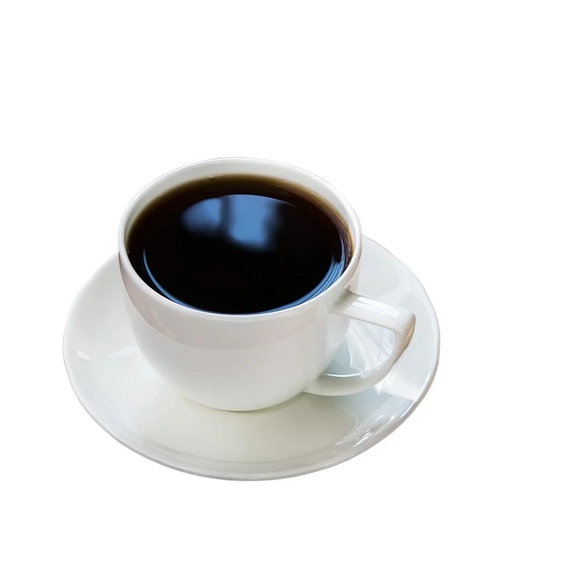 European Bone China Coffee Cup and Saucer Set Delicate White Ceramic Latte Latte Coffee Cup Afternoon Tea Dessert Milk Mug Gift