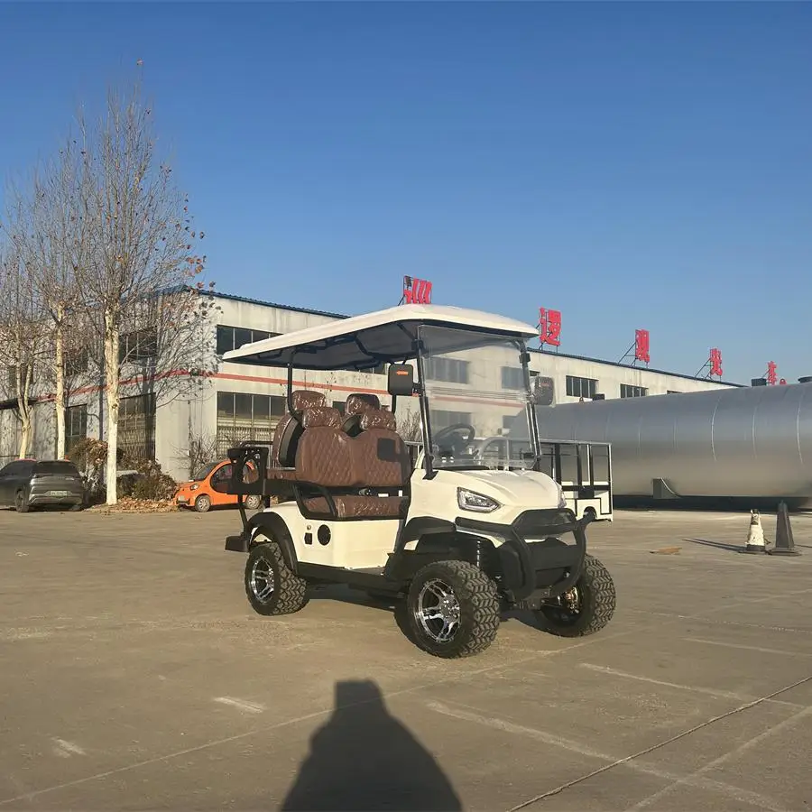 Vehicle Off-Road Comfort Sightseeing Golf Cart Hunting Golf Cart 4 Seats Golf Cart Electric