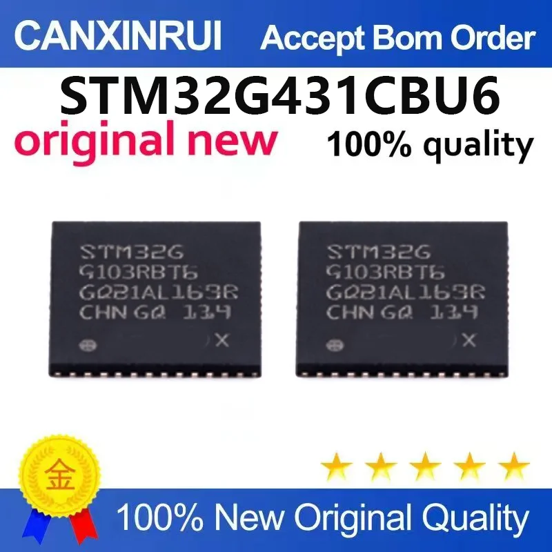 （5pcs-10pcs）Brand new original STM32G431CBU6 UFQFPN-48 32-bit microcontroller MCU