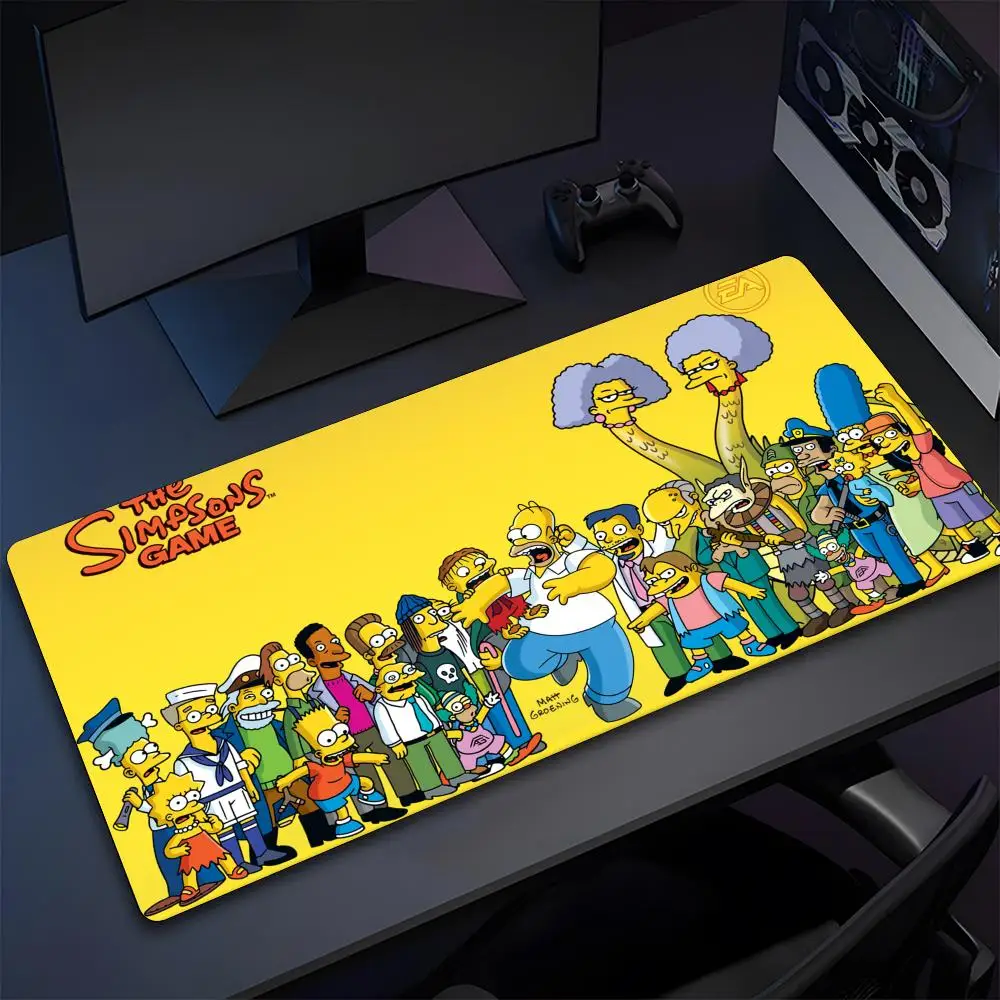 Die simpsons Mauspad Gamer PC Gaming Zubehör Gummi matte xxl Deskmat Matten Tastatur Schrank Mause Laptops