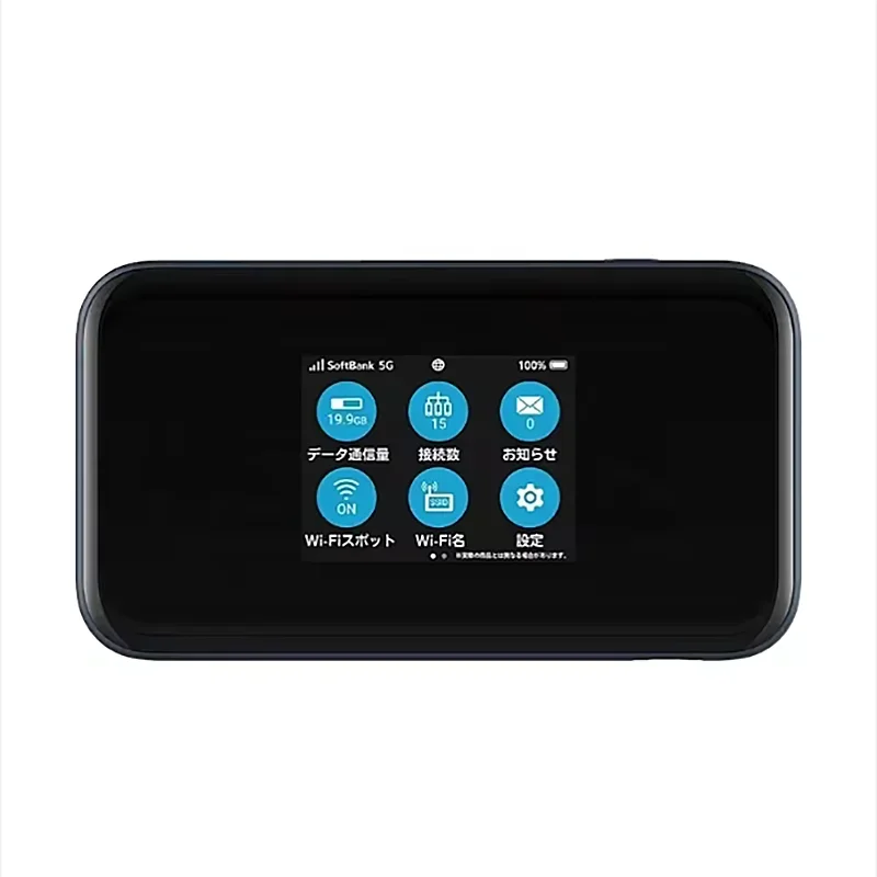 Roteador Hotspot Móvel ZTE com Slot para Cartão Sim, Roteadores Portáteis, Extensor WiFi, A004ZT, 5G, IEEE 802.11 AC, Novo