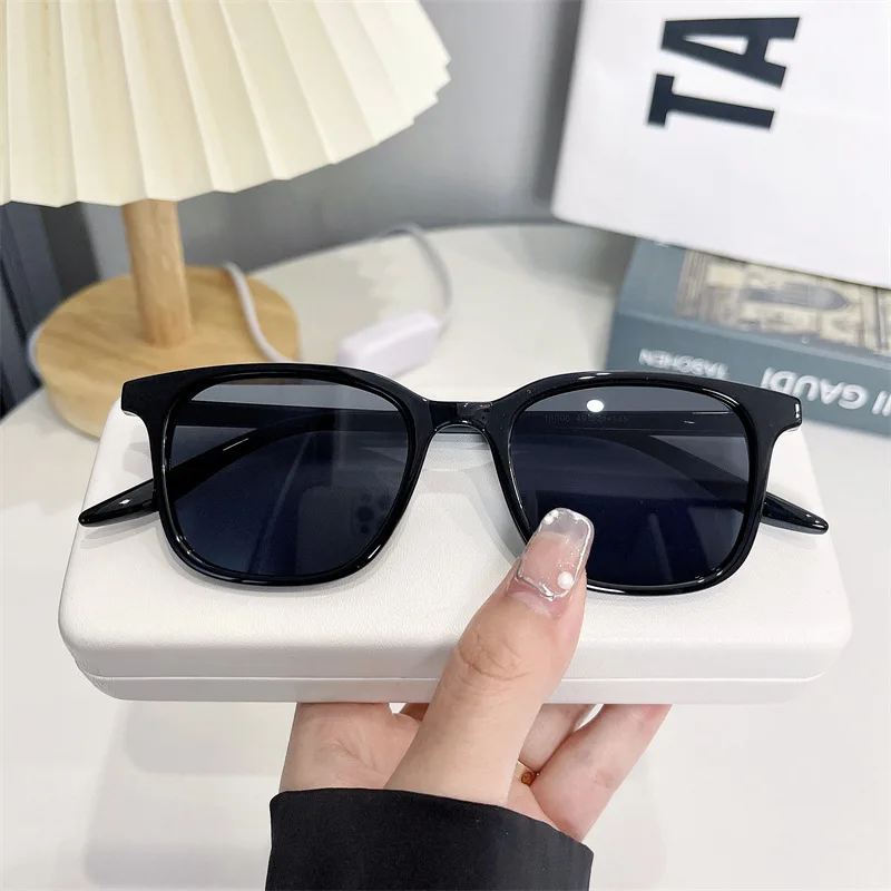 Luxuriöse Rechteckige Sonnenbrille für Damen und Herren Vintage Markendesigner Eckige Sonnenbrillen Herren Shades Damen Eyewear Brillen Gläser – Detail 11
