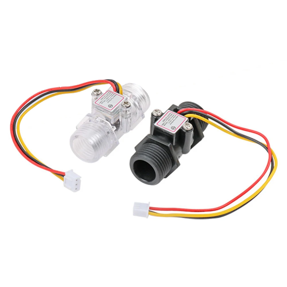 4-point transparent flow sensor turbine flowmeter water flow sensor water flow meter YF-S201C