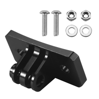 Smart-CNC Skydiving Helmet Fixed Mounts For GOPRO Hero 1 2 3 3+ 4 5 Session/Xiaomi Yi/SJ/Gitup Sport Camera