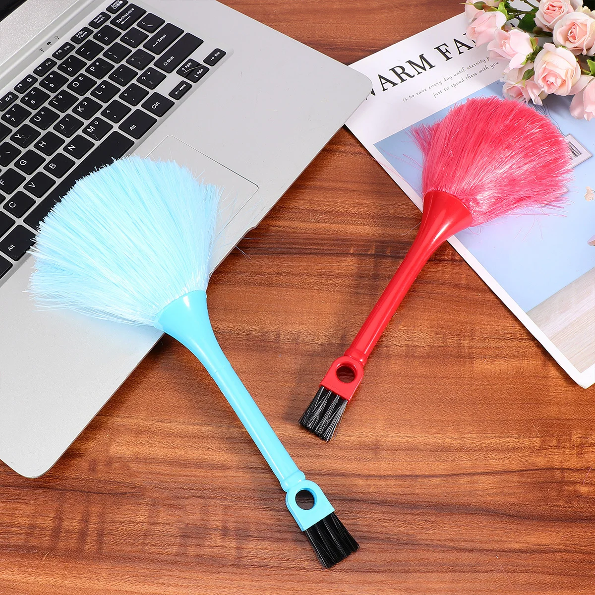 

5pcs Keyboard Cleaning Brush Set Durable Lightweight for Home Office Air Conditioning Blade Shutter Dedusting Tool Maintenance