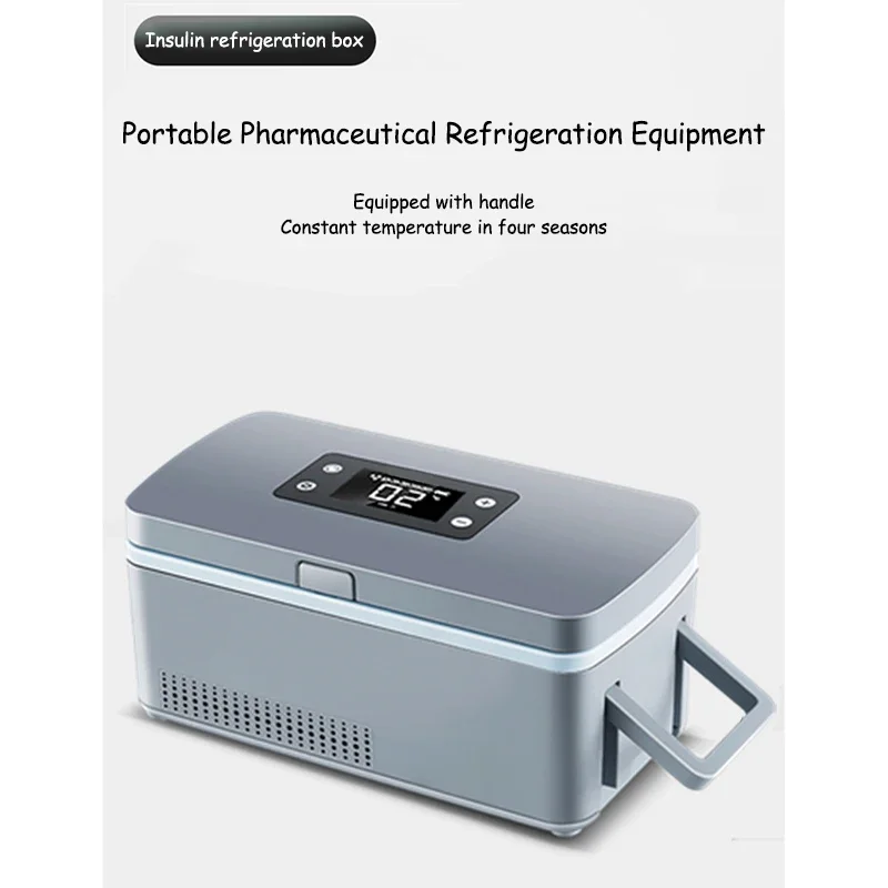 Portable Car Home Small Insulin Refrigeration Box Rechargeable Mini Fridge Cool Box Cooler for Drug Auxin Injection Pen Eye drop