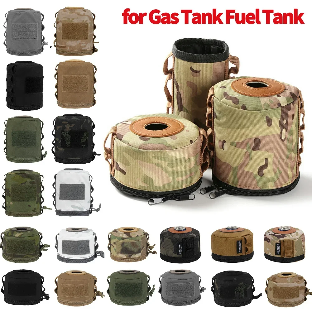 Camping Gas Can Portable Ventilated Propane & Butane Protector Outdoor Gas Case Fuel Cylinder Storage Bag Air Bottle Wrap Sleeve