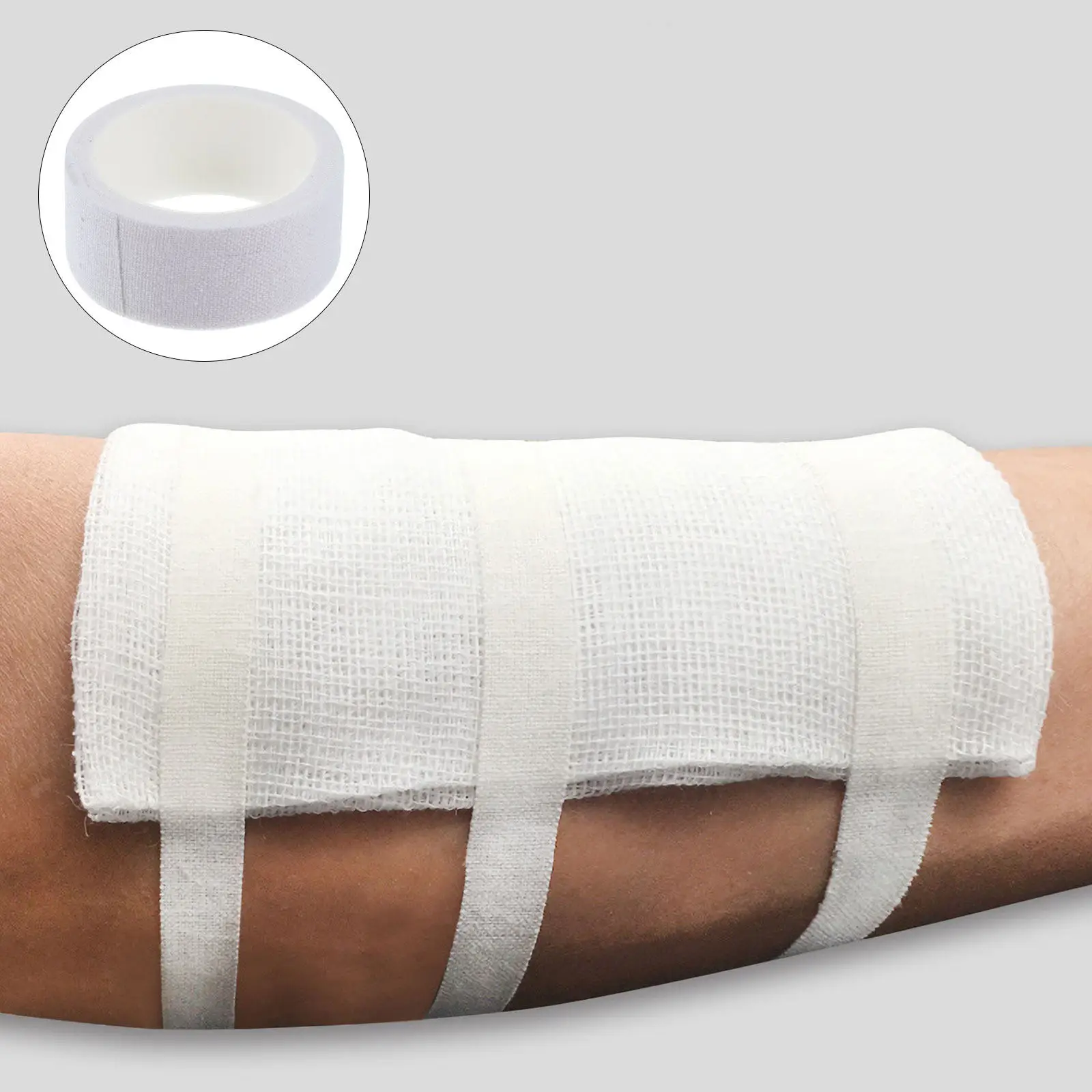 

24Pcs Medical Tape Adhesive Bandage Breathable Flexible Waterproof Surgical Wound -Aid Tape Adhesive