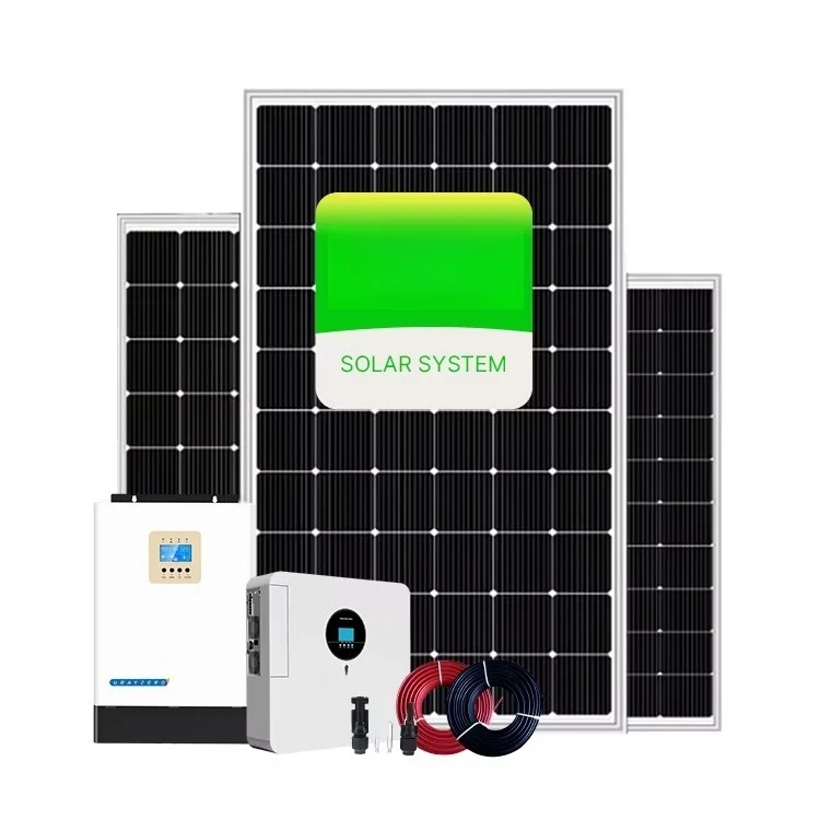 All in One Off Grid Solar Panel System Complete Set 5kw10kw 10kva 15kw 20kw Hybrid Solar Energy System for Home