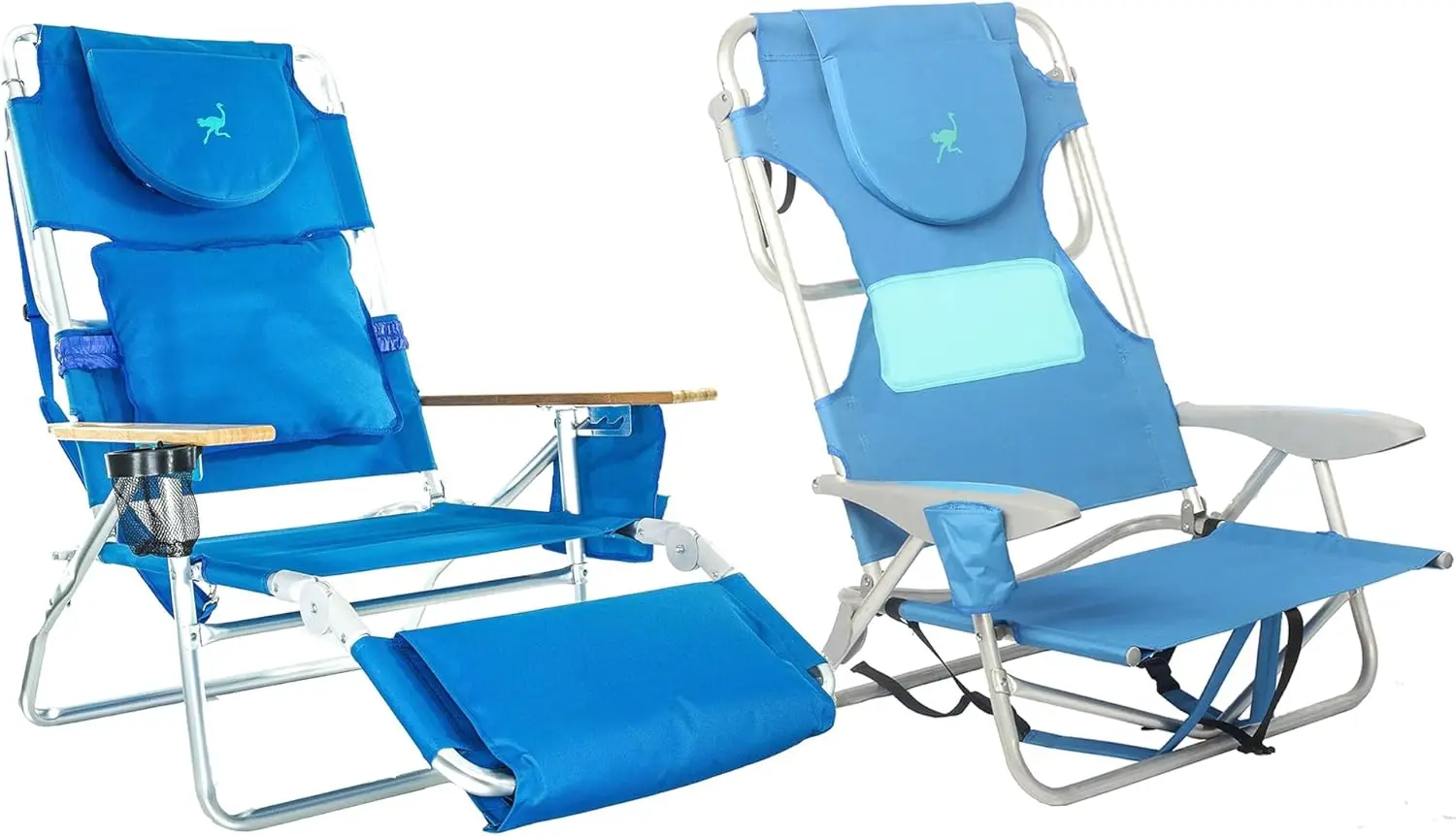 

Роскошное спортивное кресло 3-в-1 с мягкой обивкой, 5 положениями, подставкой для ног и комфортным уличным пляжным креслом-рюкзаком для женщин с 5 сиденьями