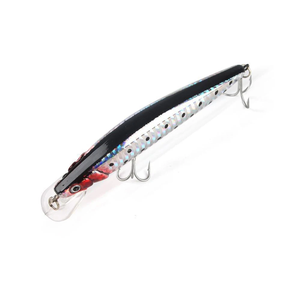

Multi Jointed Fish Bait Electric Lures for Freshwater Saltwater Bass Pike Trout Muskie 2 Treble Hooks Durable Plastic Lifelike