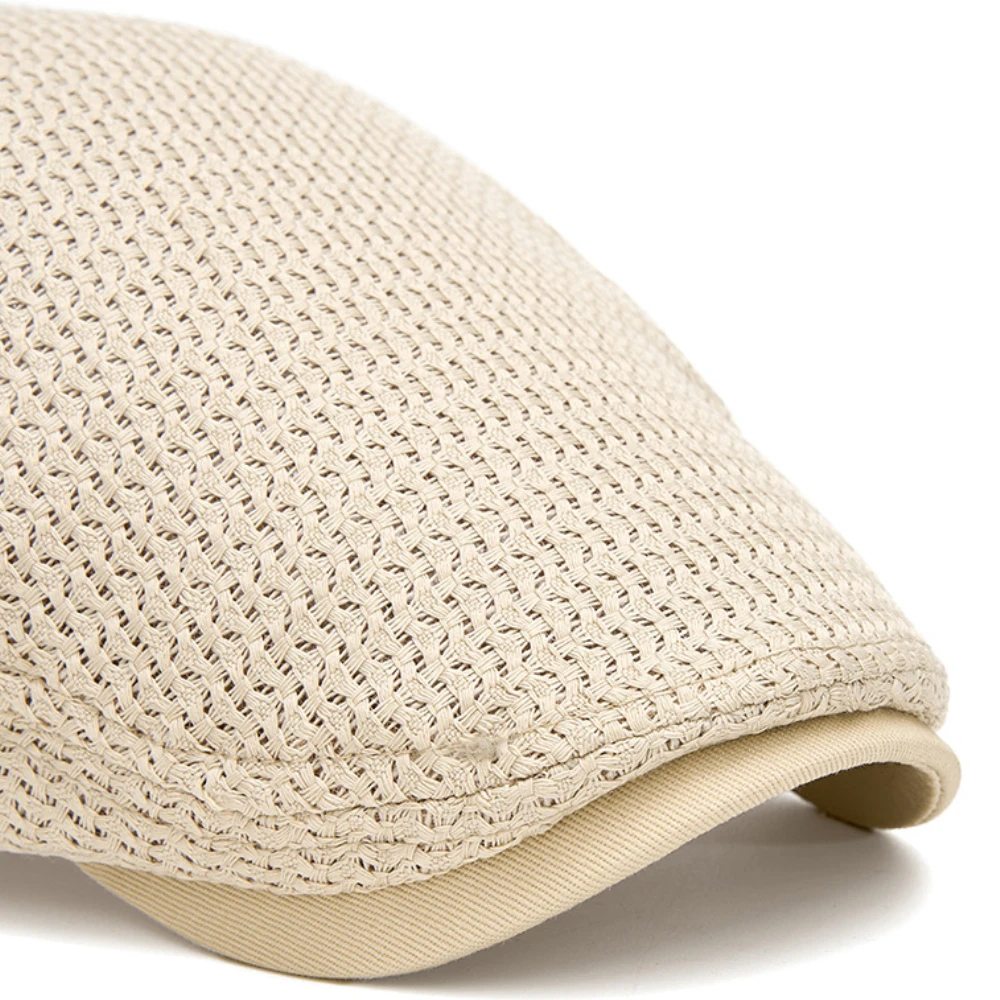 HT5130 Neue Frühling-Sommer-Kappen für Herren und Damen, Retro Künstler-Malermütze, Unisex Ivy Flat Cap, Verstellbare Baskenmütze – Detail 4