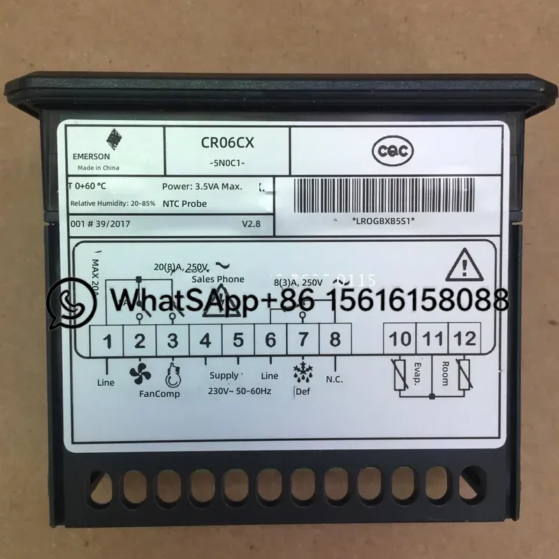 CR06CX CR06CX-5NOC1 Thermostat Emerson Compatible Temperature Control Switch Replacement Part for HVAC System Industrial