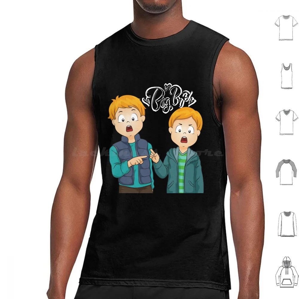 

Big Bro Tank Tops Vest Sleeveless Big Bro Big Bro Toddler Big Bro Kids Big Bro Baby Boy Big Bro Boys Older Brother Big Bro