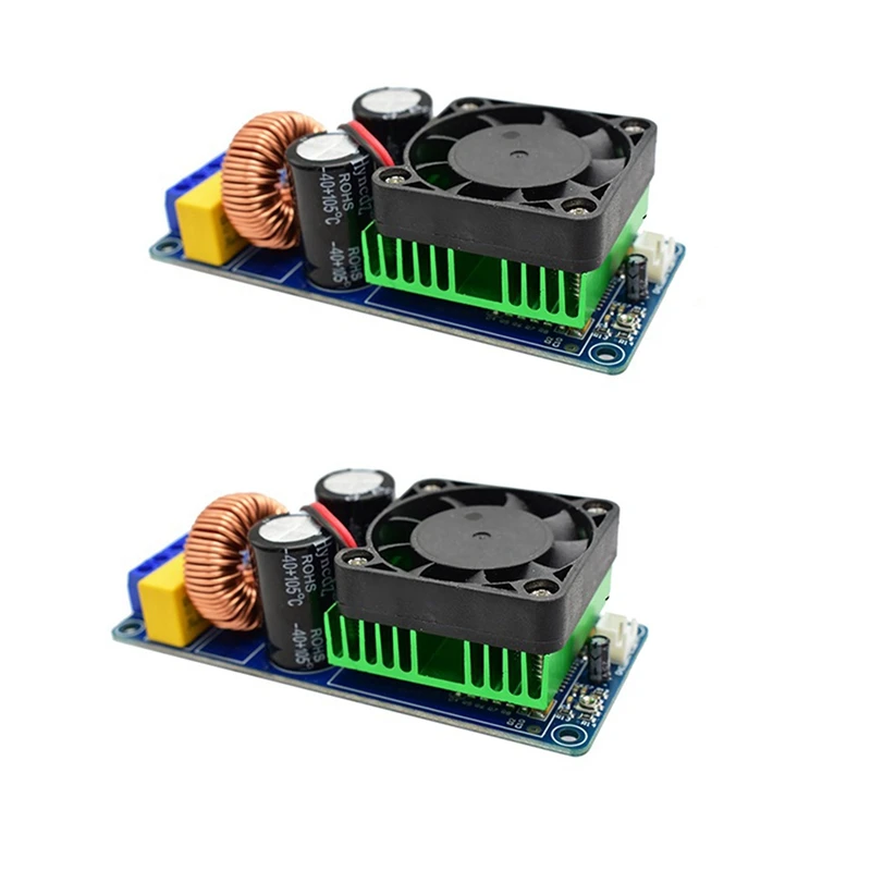 

2Pcs IRS2092S High Power 500W Class D HIFI Digital Power Amplifier Board Finished Mono/Super LM3886