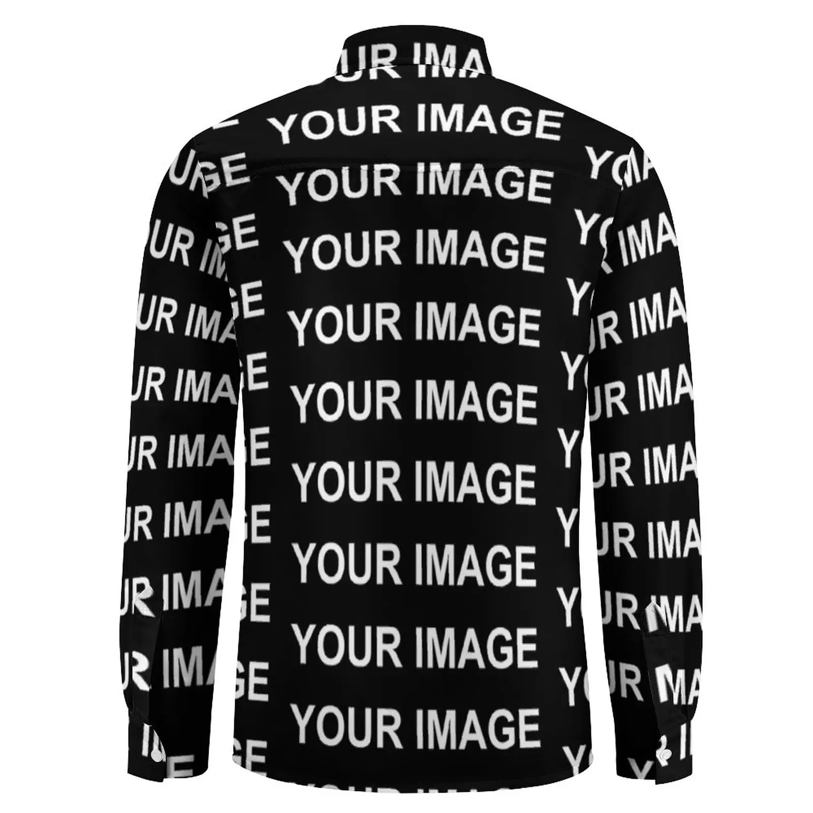 Your Image Customized Shirt Men Custom Made Design Casual Shirts Autumn Stylish Graphic Blouses Long Sleeve Retro Oversize Tops