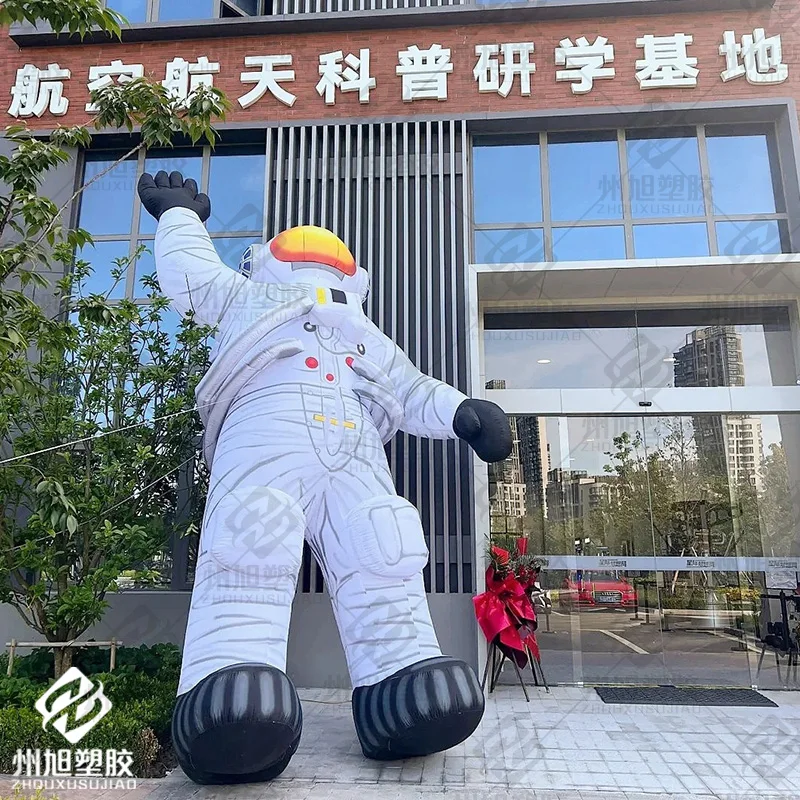 Inflatable waving astronaut model, astronaut mascot, astronaut festival stage activity decoration props